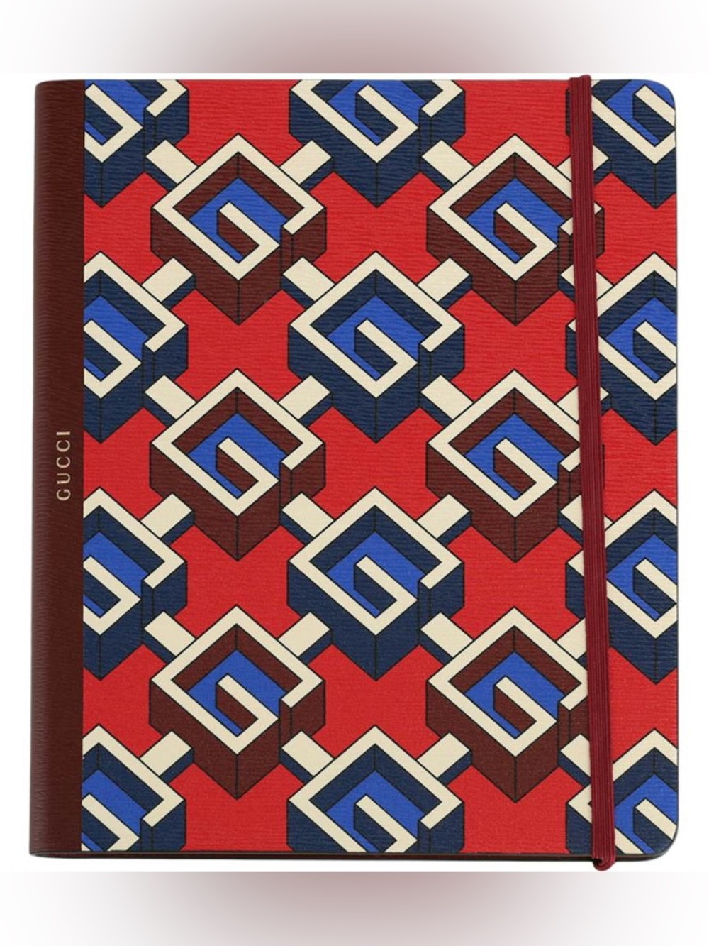 Gucci Geometric G Print Notebook